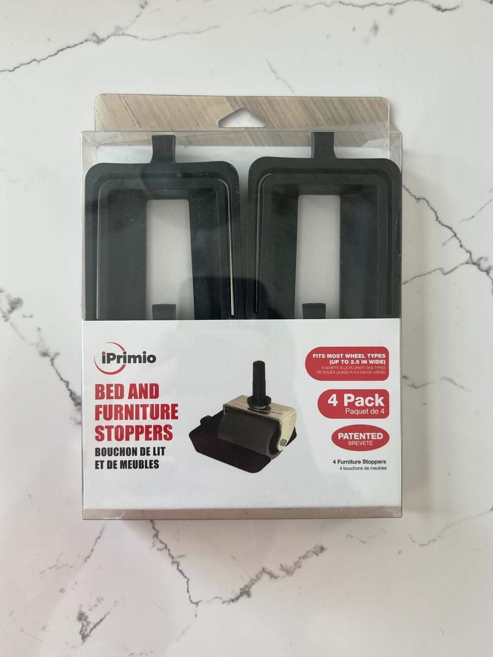 iPrimio Bed and Furniture Stoppers 4 Pack
